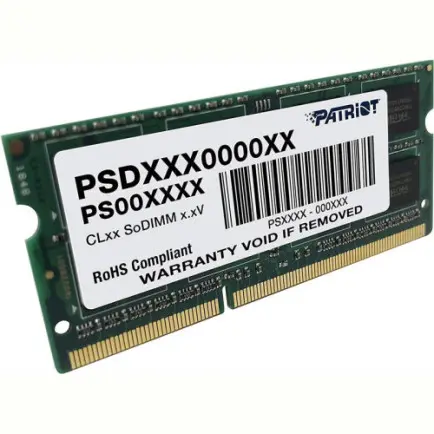 Модуль памяти SO-DIMM 4GB/1333 DDR3 Patriot Signature Line (PSD34G13332S)