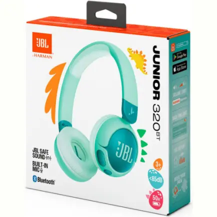 Bluetooth-гарнитура JBL JR320BT Green (JBLJR320BTGRN)