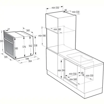Духовой шкаф Gorenje BSA6747A04BGWI