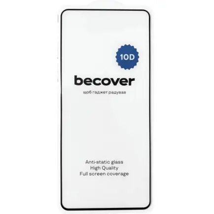 Защитное стекло BeCover для Motorola Moto G04 / E14 10D Black (711895)