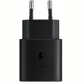 Мережевий зарядний пристрій Samsung EP-TA800 25W Type-C Black (EP-TA800NBE)