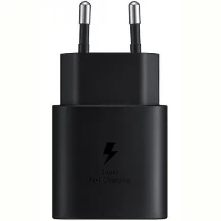 Мережевий зарядний пристрій Samsung EP-TA800 25W Type-C Black (EP-TA800NBE)
