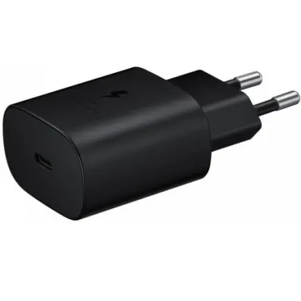 Мережевий зарядний пристрій Samsung EP-TA800 25W Type-C Black (EP-TA800NBE)
