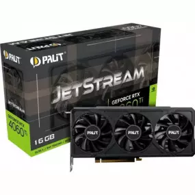 Відеокарта GF RTX 4060 Ti 16GB GDDR6 JetStream Palit (NE6406T019T1-1061J)