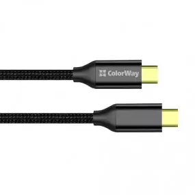 Кабель ColorWay USB Type-C + USB Type-C (M/M)