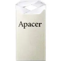 Флеш-накопитель USB 64GB Apacer AH111 Silver/Crystal (AP64GAH111CR-1)