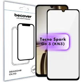 Захисне скло BeCover для Tecno Spark Go 3 (KN3)