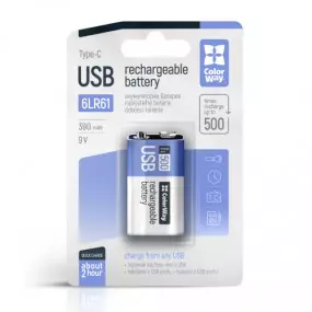 Аккумулятор USB-C ColorWay (CW-UB9V-06)
