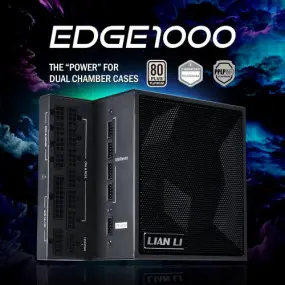 Блок живлення Lian Li EDGE1000, 80 Plus Platinum, Black, EU Cord (G9P.EG1000.BE00.EU)