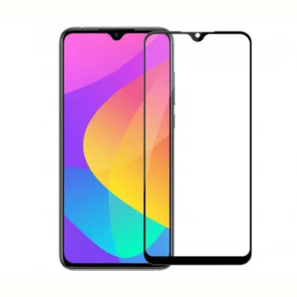 Защитное стекло для Samsung Galaxy A10s SM-A107/M01s SM-M017 Black, 0.3мм, 4D ARC, Люкс (Z15091)