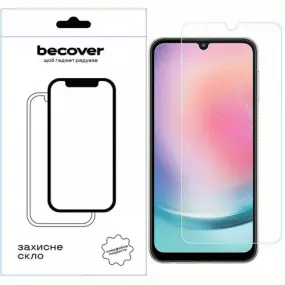 Защитное стекло BeCover для Samsung Galaxy A14 SM-A145/A14 5G SM-A146 Crystal Clear Glass 3D (709260)