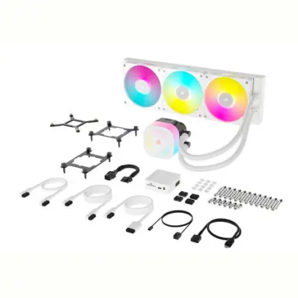 Система водяного охолодження Corsair Icue Link Titan 360 White (CW-9061021-WW)
