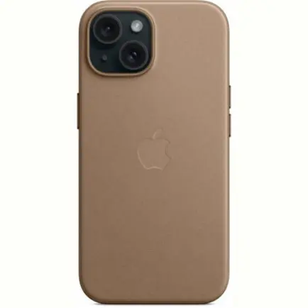 Чохол-накладка Apple FineWoven Case with MagSafe для Apple iPhone 15 Taupe (MT3C3)