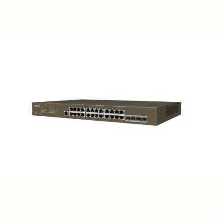Коммутатор Tenda TEG5328F (L3, 24xGE LAN, 4xGE SFP)