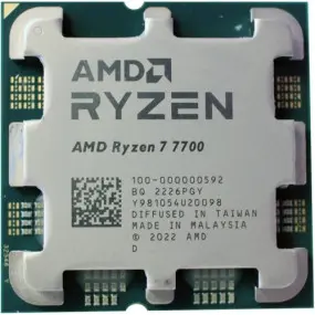 Процесор AMD Ryzen 7 7700 (3.8GHz 32MB 65W AM5)