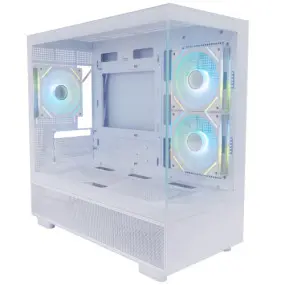 Корпус 1stPlayer Mi5-WH-2FC7R-W-1FC7-W White без БП