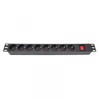 Блок розеток Atcom 1U 19" (PDU-8W-CN-WS)