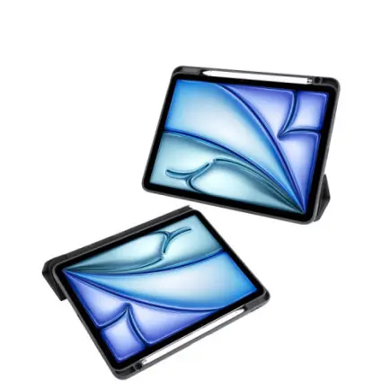 Чeхол-книжка BeCover Soft Edge TPU с креплением Apple Pencil для Apple iPad Air 11 M2 2024 11" Black (711702)