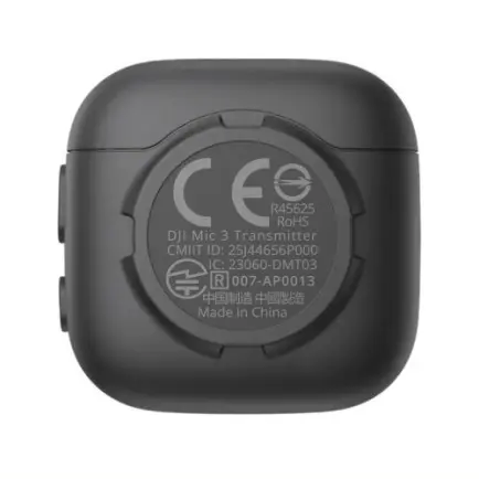 Передавач радіосистеми DJI Mic 3 Transmitter (CP.RN.00000478.01)