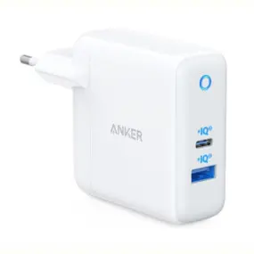 Сетевое зарядное устройство Anker PowerPort+ Atom III White, 45W USB Type-C + 15 W USB (A2322G21)