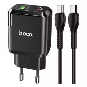 Сетевое зарядное устройство Hoco N5 (1USB 3A QC3.0 + 1 PD Type-C)