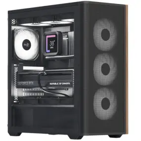 Корпус AeroCool D501A-G-BK-v2 (ACCM-DS01043.11)