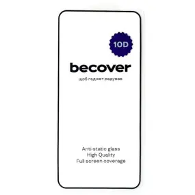 Захисне скло BeCover для Samsung Galaxy S25 SM-S931 Black 10D (712721)