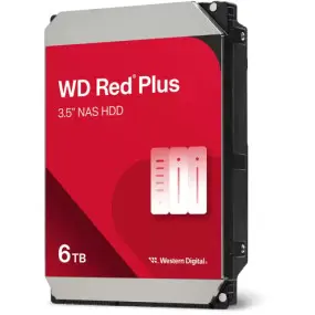 Накопитель HDD SATA 6.0TB WD Red Plus 5400rpm 256MB (WD60EFPX)