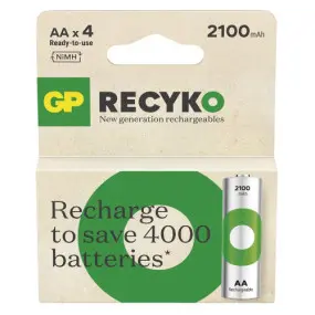 Акумулятори GP Recyko AA/HR06 NI-MH 2100 mAh BL 4 шт