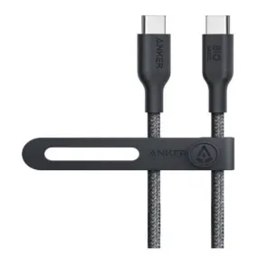 Кабель Anker 544 USB-C - USB-C, 0.9 м, Black (A80F5H11)