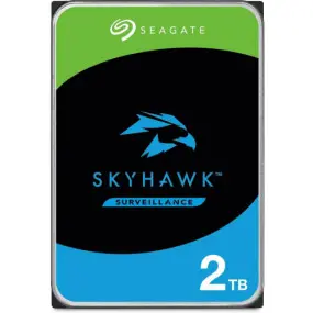 Накопичувач HDD SATA 2.0TB Seagate SkyHawk Surveillance 5400rpm 256MB (ST2000VX016)
