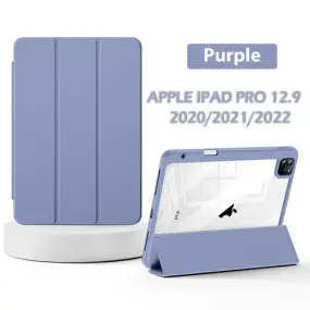 Чeхол-книжка BeCover Soft Edge TPU с креплением Apple Pencil для Apple iPad Pro 12.9 2020/2021/2022 Purple (711710)