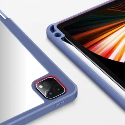 Чeхол-книжка BeCover Soft Edge TPU с креплением Apple Pencil для Apple iPad Pro 12.9 2020/2021/2022 Purple (711710)