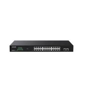 Коммутатор Tenda TEG2226F (24xGE LAN, 2xSFP, Smart Managed, CloudFi APP, steel case)