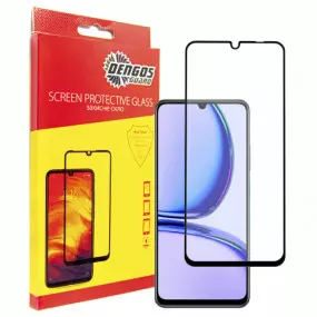 Защитное стекло Dengos для Realme C53 Black Full Glue (TGFG-339)