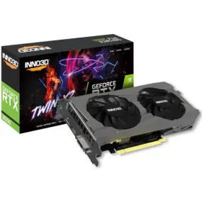 Видеокарта GF RTX 3050 6GB GDDR6 Twin X2 V2 Inno3D (N30502-06D6-1880VA60)