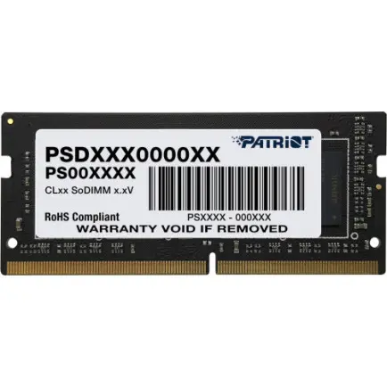 Модуль памяти SO-DIMM 16GB/2666 DDR4 Patriot Signature Line (PSD416G266681S)
