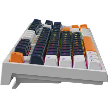 Клавиатура GamePro MK180W Red с Hot-Swap RGB White