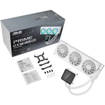 Система водяного охолодження Asus Prime LC II 360 ARGB LCD White (90RC01Q2-B0EAY0)