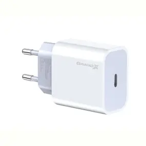 Мережевий зарядний пристрій Grand-X (1xUSB-C 20W)