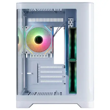 Корпус 1stPlayer UV5-WH-2FC7R-W-1FC7-W White без БП
