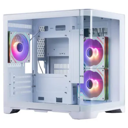 Корпус 1stPlayer UV5-WH-2FC7R-W-1FC7-W White без БП