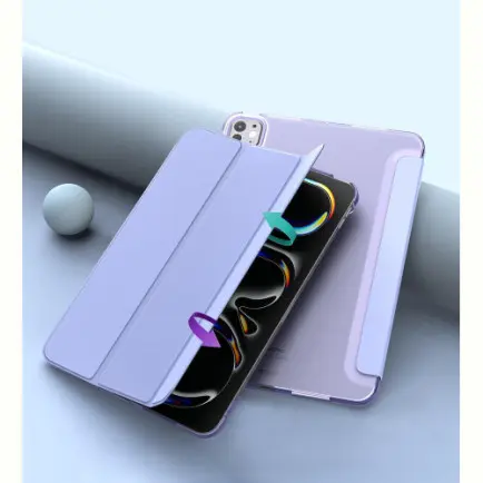 Чeхол-книжка BeCover Tri Fold Hard для Apple iPad Pro 11" M4 2024 Purple (711729)
