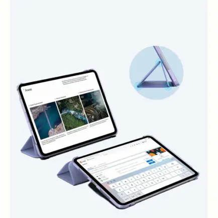 Чeхол-книжка BeCover Tri Fold Hard для Apple iPad Pro 11" M4 2024 Purple (711729)