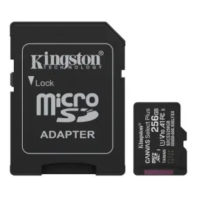 Карта пам`яті MicroSDXC 256GB UHS-I Class 10 Kingston Canvas Select Plus R150MB/s + SD-адаптер (SDCS3/256GB)