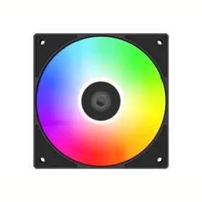 Вентилятор ID-Cooling AS-120-ARGB-K, 120x120x25мм, 3-pin, 4-pin, черный
