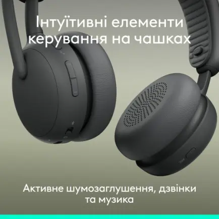 Bluetooth-гарнитура Logitech Zone Wireless 2 ES Graphite (981-001503)