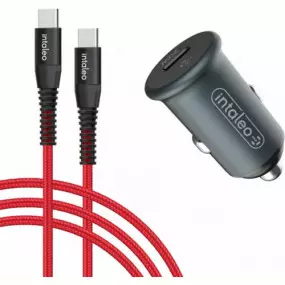 Автомобільний зарядний пристрій Intaleo CCGQPD120T (USB, 3A)