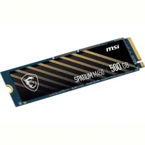 Накопитель SSD  500GB MSI Spatium M450 M.2 2280 PCIe 4.0 x4 NVMe 3D NAND TLC (S78-440K220-P83)