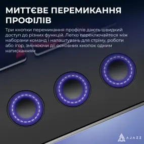 Контроллер для стриминга Ajazz AKP03E USB Black